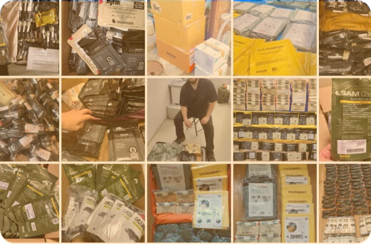 支援の止血帯がウクライナに届いた報告