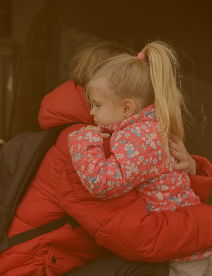 ウクライナの老夫婦