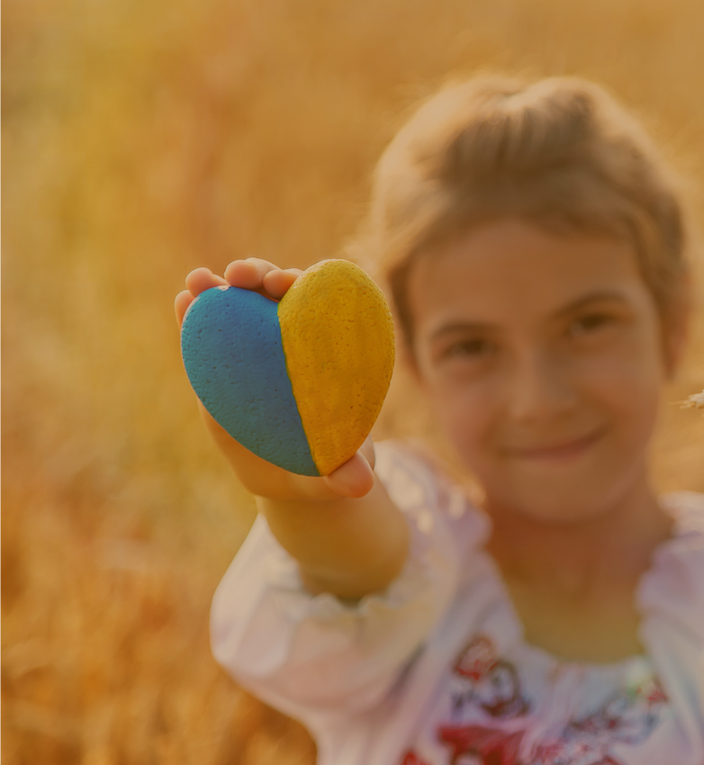 ウクライナの老夫婦
