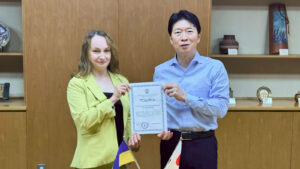 リリヤ・バビィ（本法人副理事長）による知事表敬訪問について