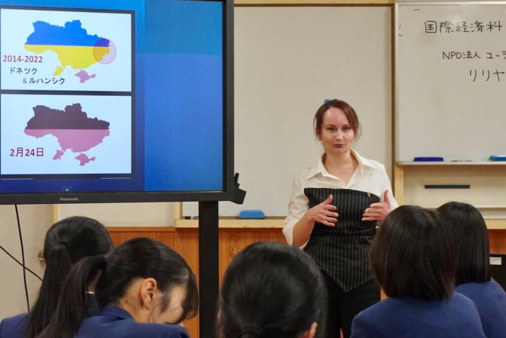 倉敷商業高等学校  国際理解講座  先日実施された講座の様子が、学校公式ホームページに掲載されました